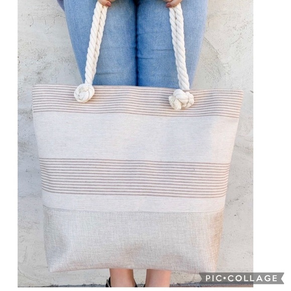 Going to the 🏖 Gray Or Beige Beach Bags… - Picture 4 of 6